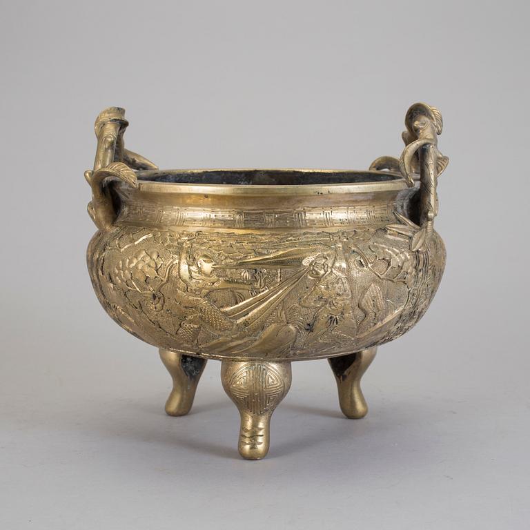 RÖKELSEKAR, brons, Japan, 1900-tal.