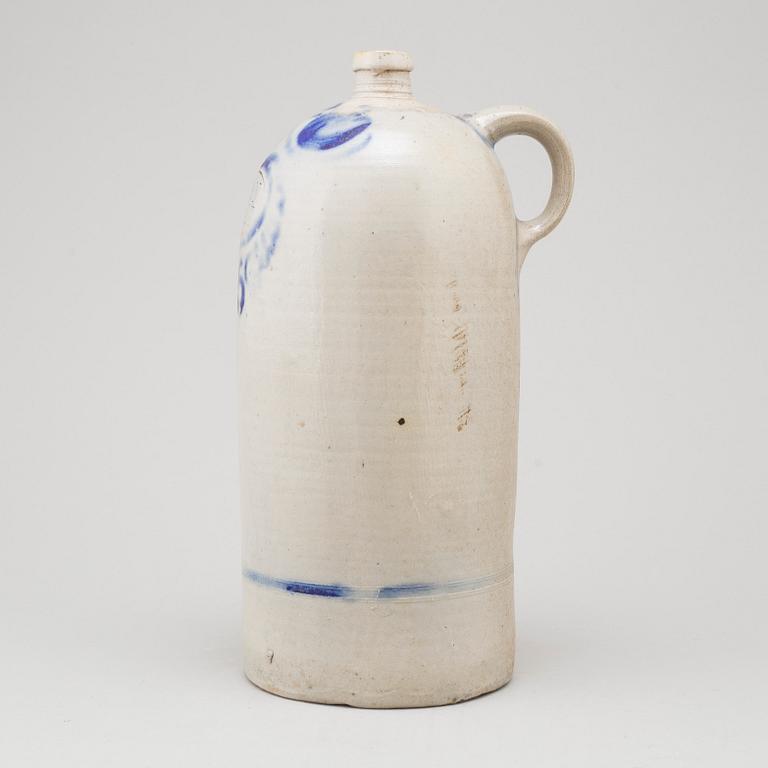 A 19th century stoneware jar marked B&N.