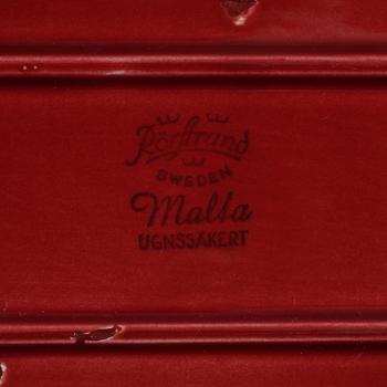 SERVISDELAR, 6 st, bl a "Fresta" och "Malta", Rörstrand, omkring 1900-talets mitt.