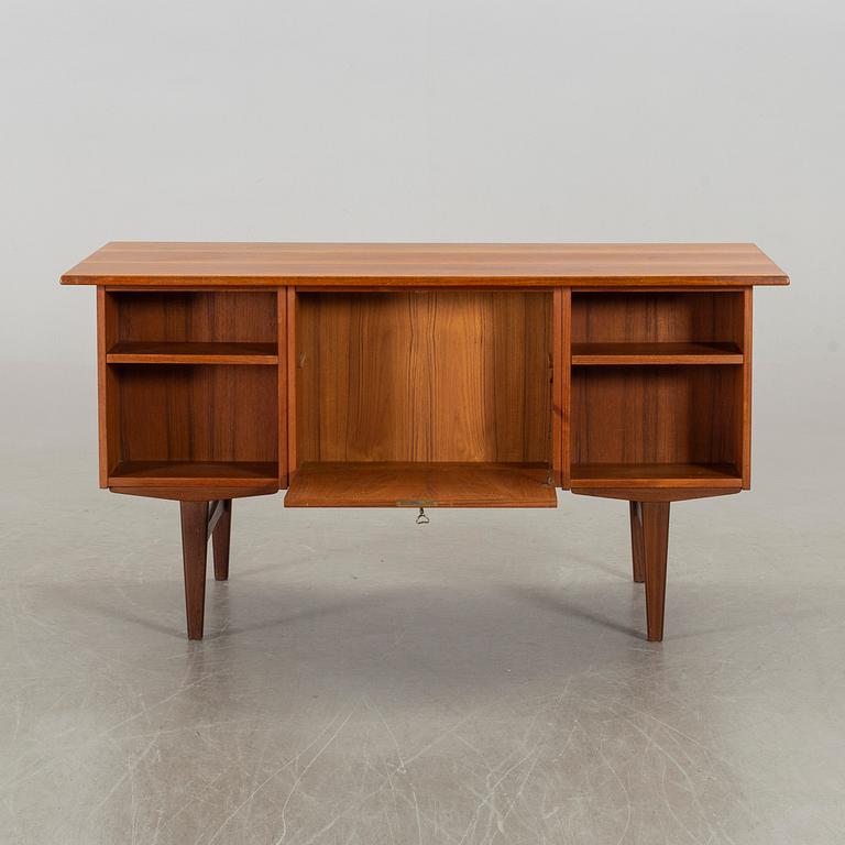 DESK, teak, mid 20th century.