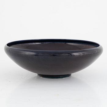 Berndt Friberg, bowl dish, stoneware, Gustavsberg Studio, Sweden, 1969.