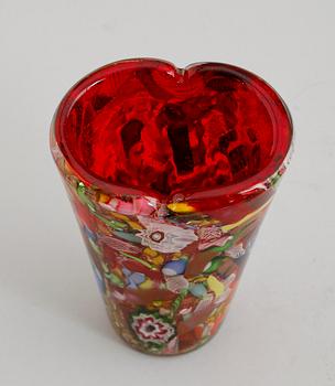 VAS, glas, sannolikt Italien, 1900-talets mitt.