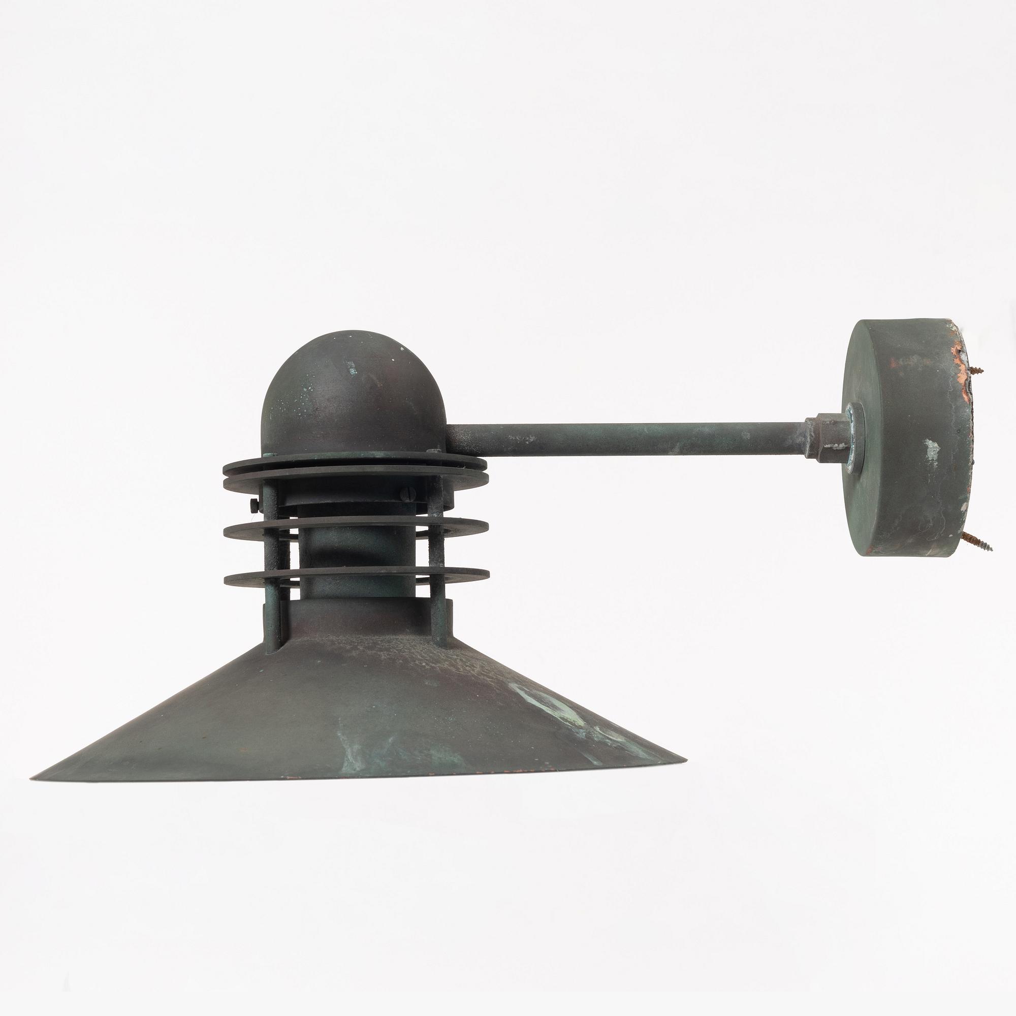 Alfred Homann & Ole V Kjaer, exterior lamp "Nyhavn", Louis Poulsen, Denmark.