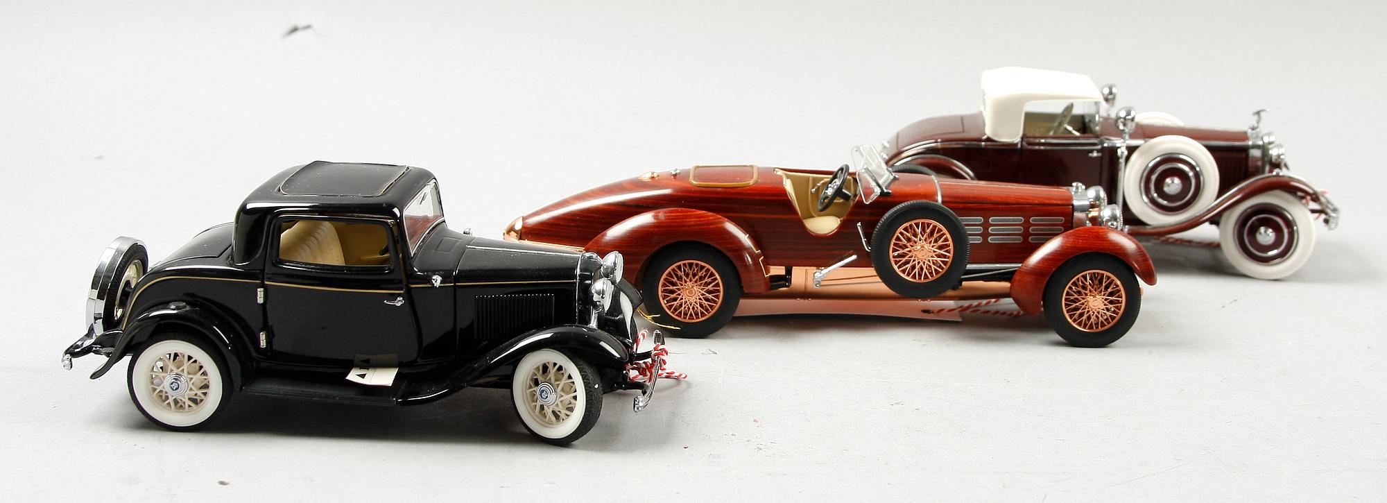 MODELLBILAR, 3 st, Franklin Mint.