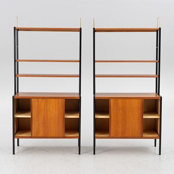 Bertil Fridhagen, a pair of bookcases, "Variette", Bodafors, 1960s.