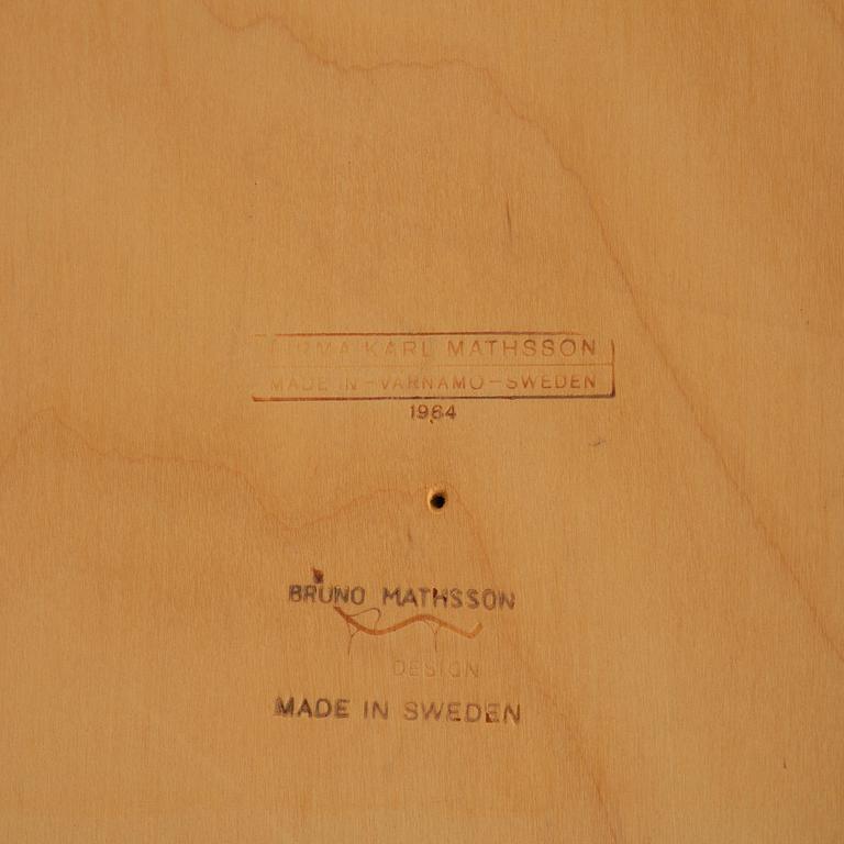 Bruno Mathsson, a magazine table, Firma Karl Mathsson, Värnamo, 1964.