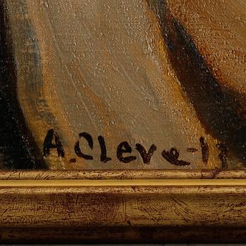 AGNES CLEVE, olja på duk, sign och dat -13.