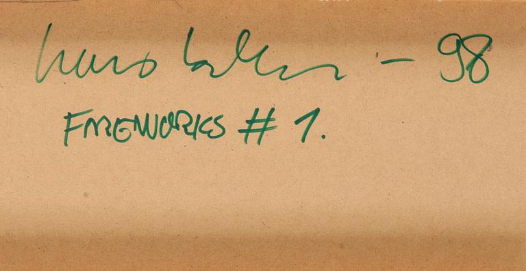 HANS ISAKSSON, mixed media on panel, signed with title and dated verso -98.