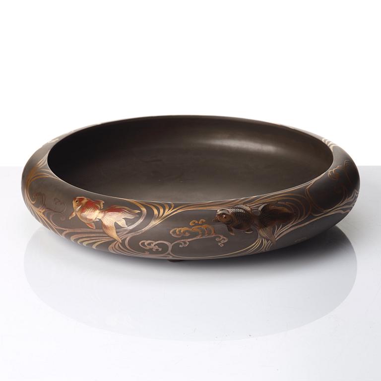 A lacquered bowl, Japan, Zohiko Company.