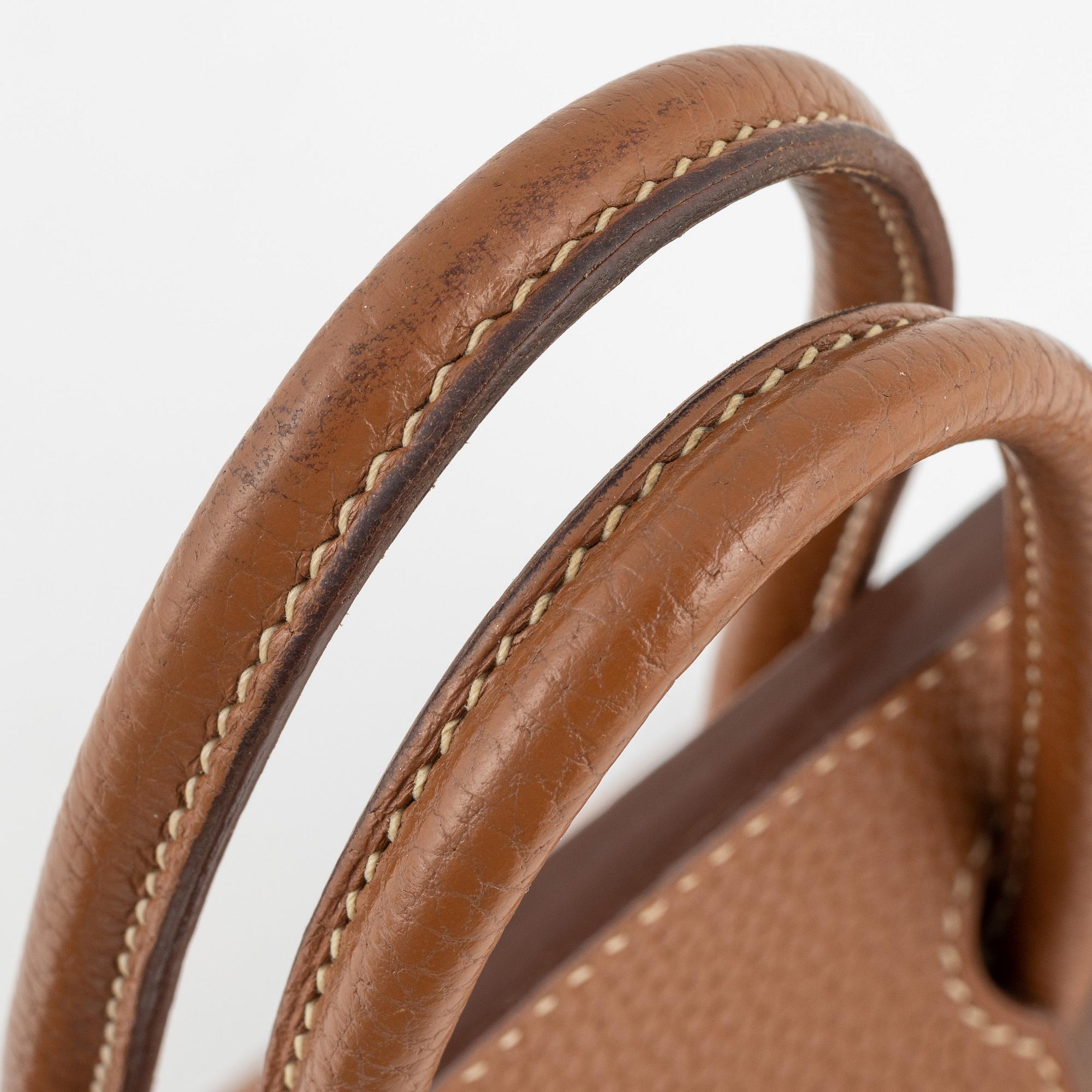 Hermès, a brown Togo 'Birkin 25' handbag, 2017.