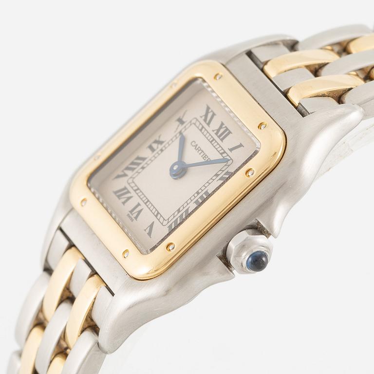 Cartier, Panthère, armbandsur, 21,5 x 21,5 (29,5) mm.