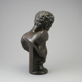 A mid 20th century bronze sculpture.