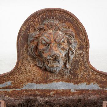 A Cast Iron Garden Fountain, late 20th Century.