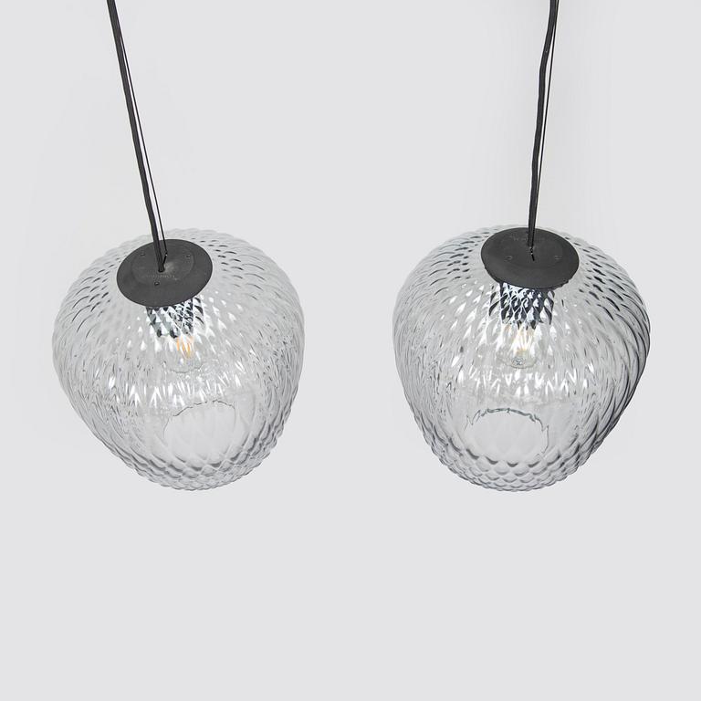 Samuel Wilkinson, a pair of “Blown” pendant lights, &Tradition.