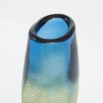 Sven Palmqvist, a glass vase, 'Kraka*, Orrefors.