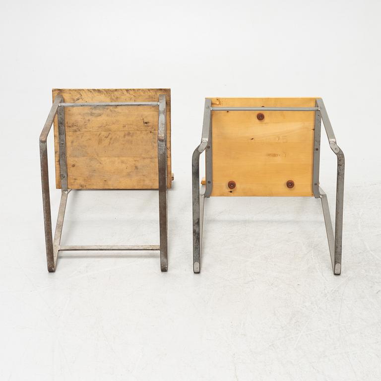 Four similar chairs, Grythyttan, mid/second half of the 20th century.