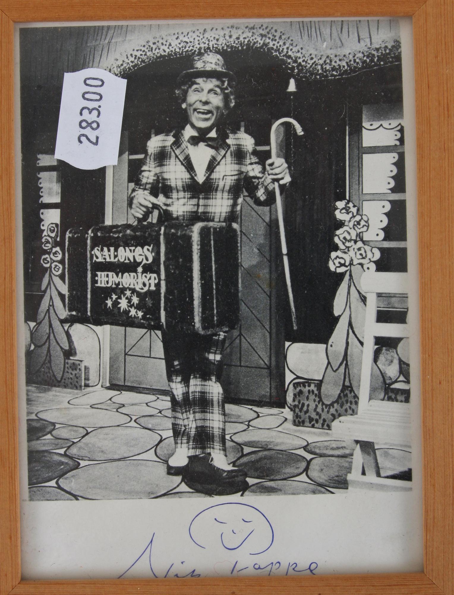 PARTI SIGNERADE FOTOGRAFIER/BILDER, svenska skådespelare o sångare, 10 st.