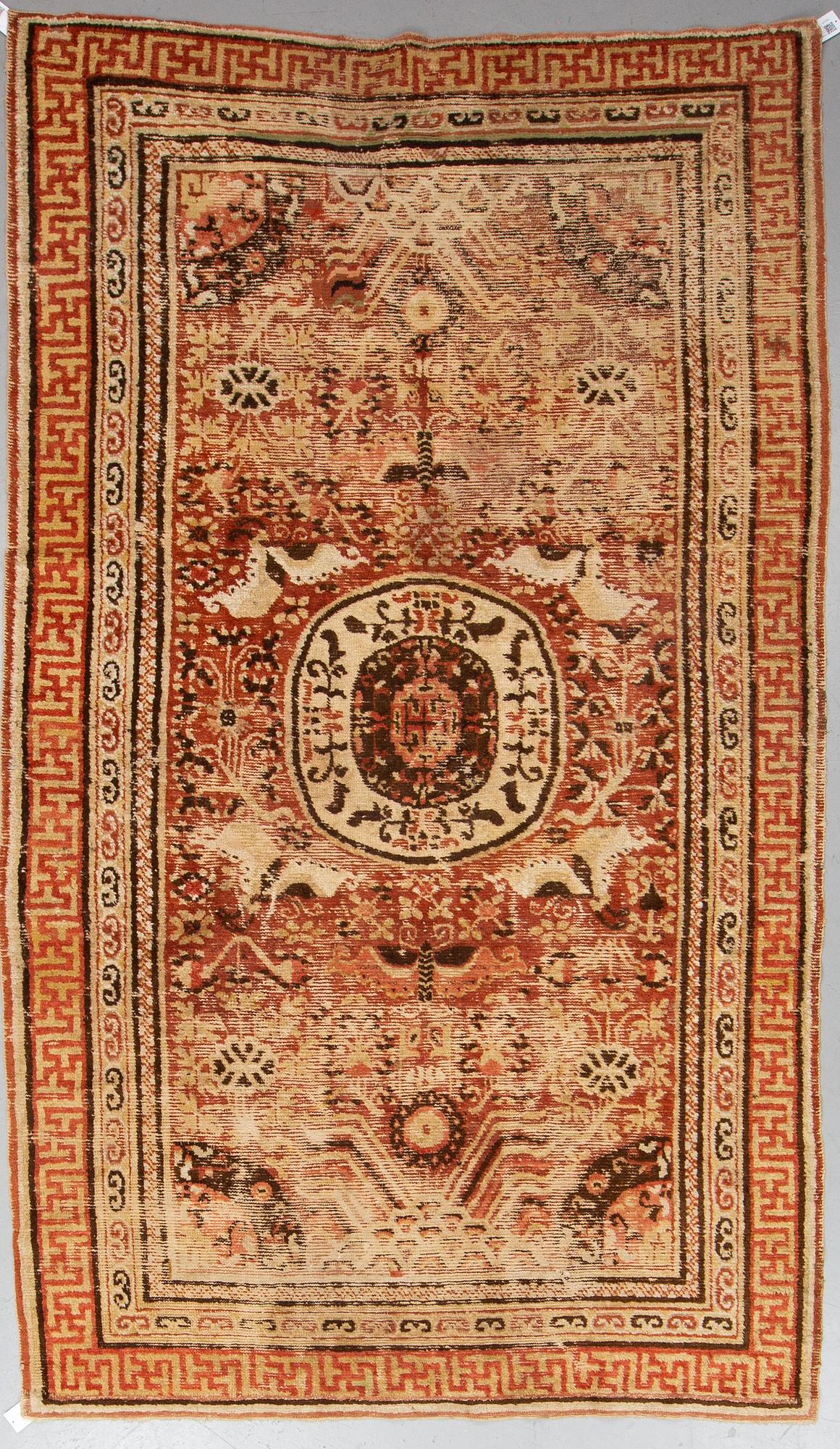 MATTO, an antique Khotan, ca 296,5 x 181 cm.