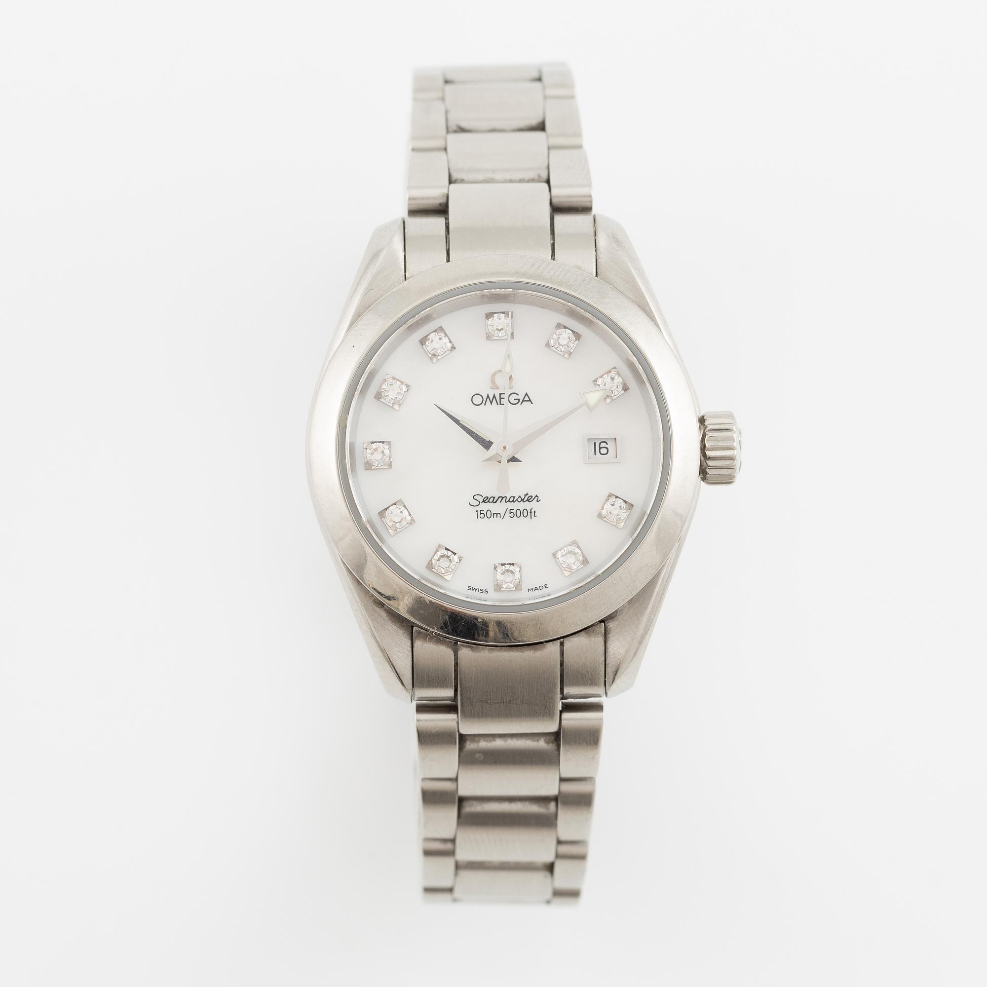 Omega, Seamaster, Aqua Terra, wristwatch, 29.2 mm.