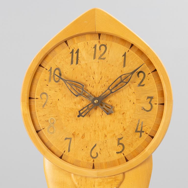 Carl Malmsten, long case clock, 'Tidlösa', late 20th century.