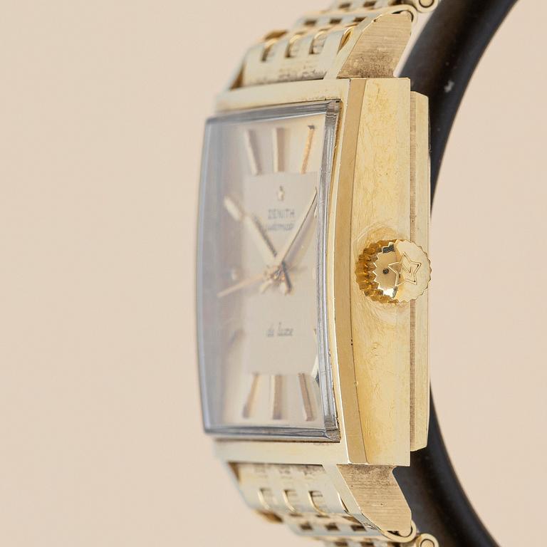 Zenith, de luxe, "Full Gold", "NSA Bracelet", ca 1968.