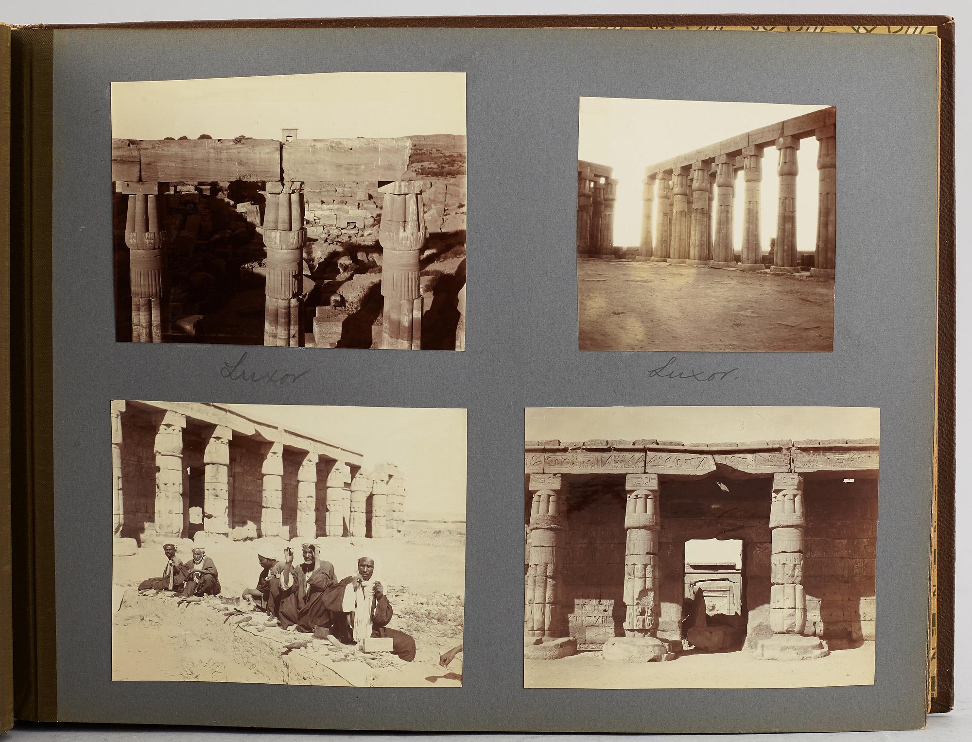 FOTOALBUM,   MEDELHAVSKRYSSNING 1905-06 MED KORVETTEN FREJA.