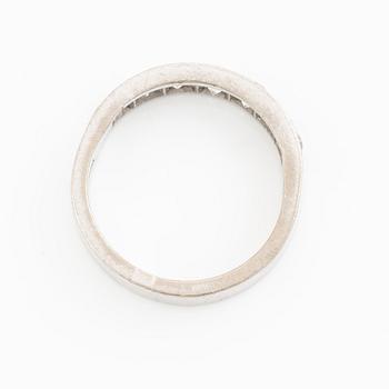 Ring, eternity ring, 18K white gold set with brilliant-cut diamonds.