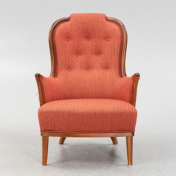 Carl Malmsten, a 'Vår Fru' armchair, second half of the 20th century.