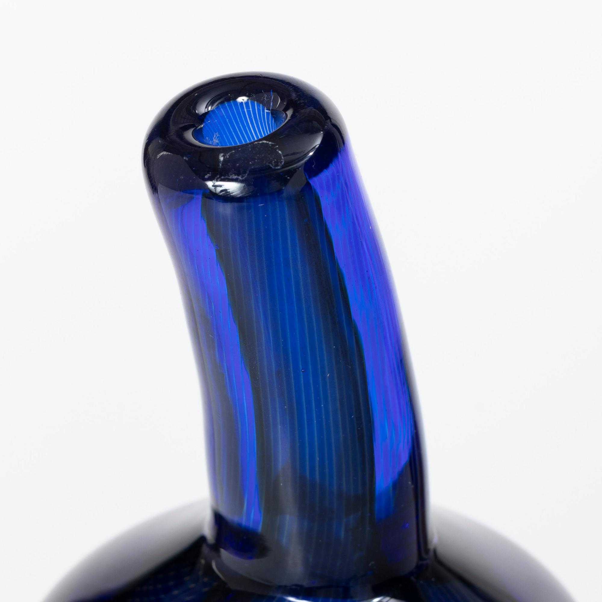 Edward Hald, vas/ skulptur, glas, slipgraal, Orrefors 1977.