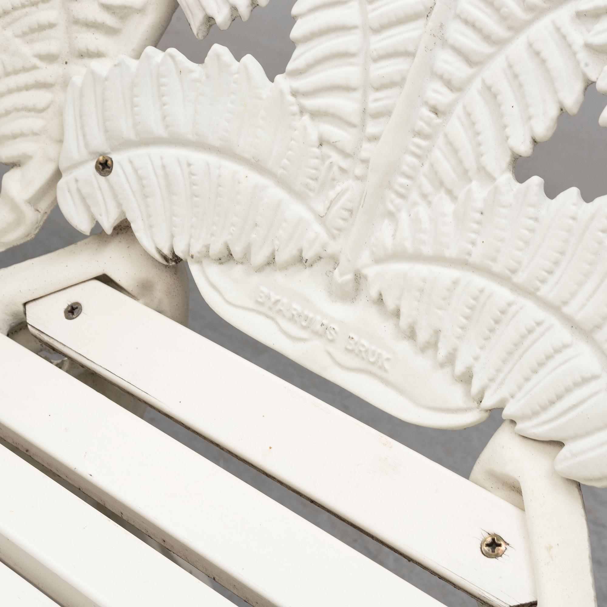 A pair of garden armchairs by Byarums Bruk, second half of the 20th century.