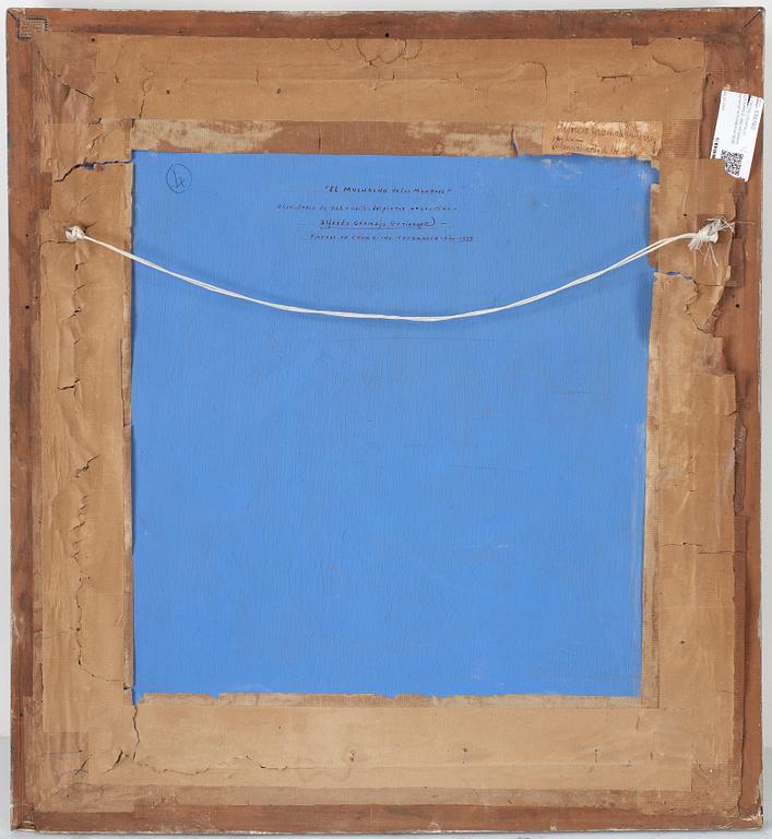 ALFREDO GRAMAJO GUTIERREZ, olja på pannå. Signerad och daterad 1939.