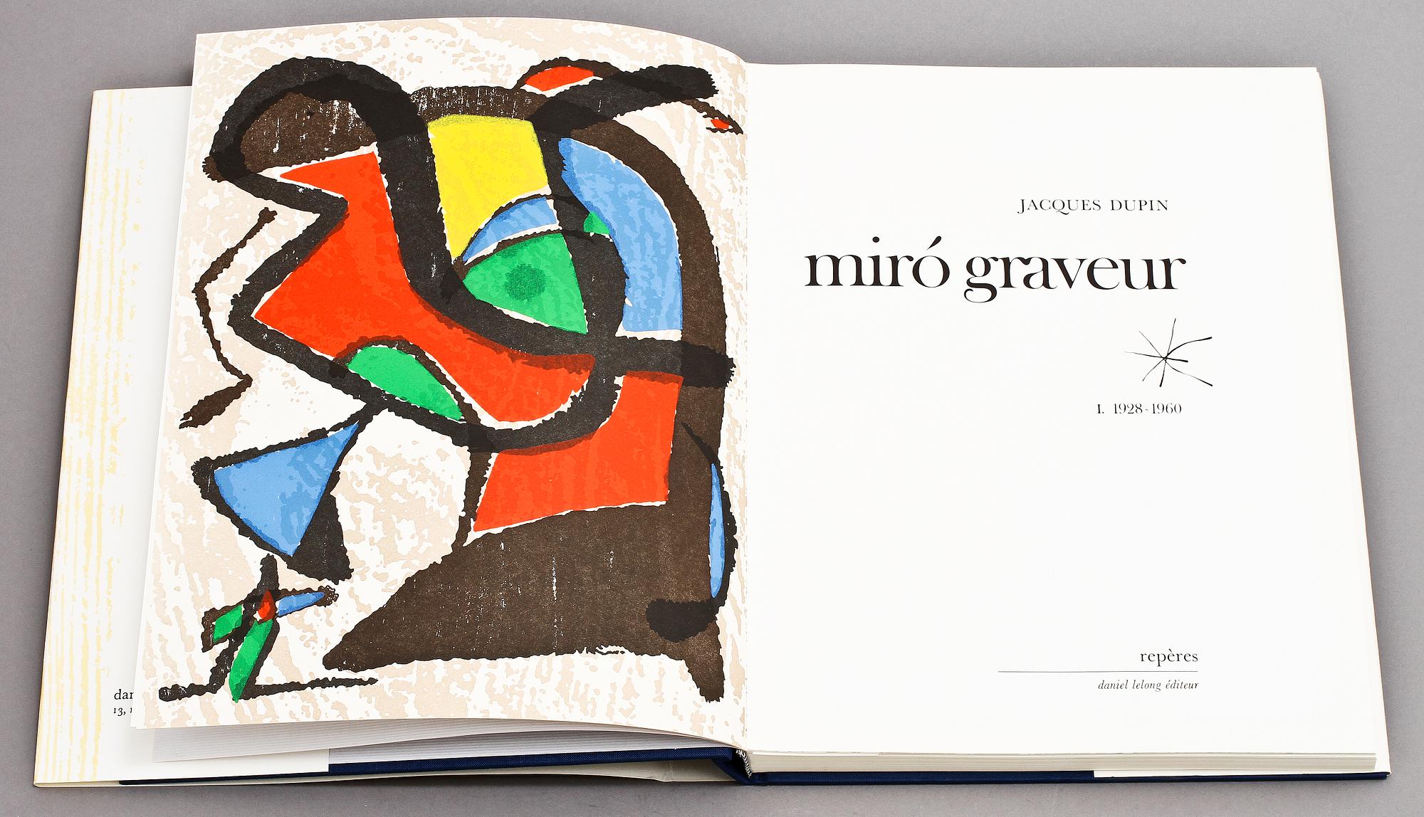 BOK, Miro graveur I 1928-1960, Jacques Dupin, Daniel Lelong editeur, 1984.