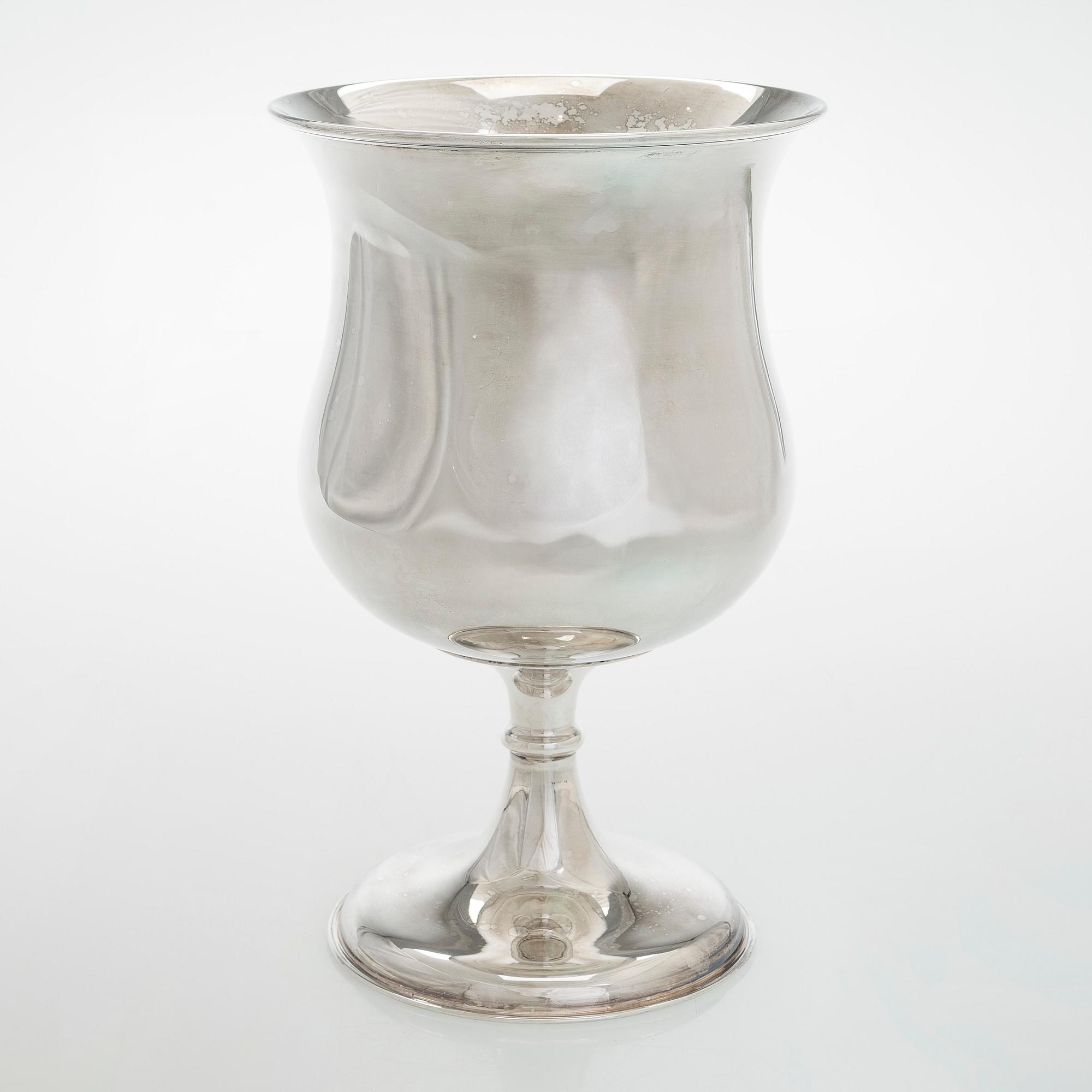 Vas, silverpläterad, Valmazan, Spanien, 1900-talets mitt.