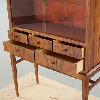 A vitrine cabinet by Svante Skogh for Seffle Möbelfabrik, second half of the 20th century. CITES-certificate.