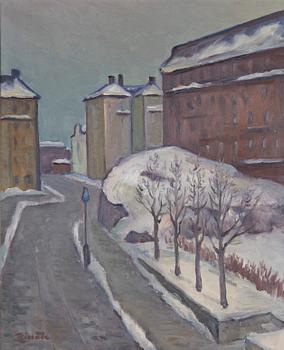 Kaapo Rissala, Kevättalvea, Helsingissä Nervanderinkatu.