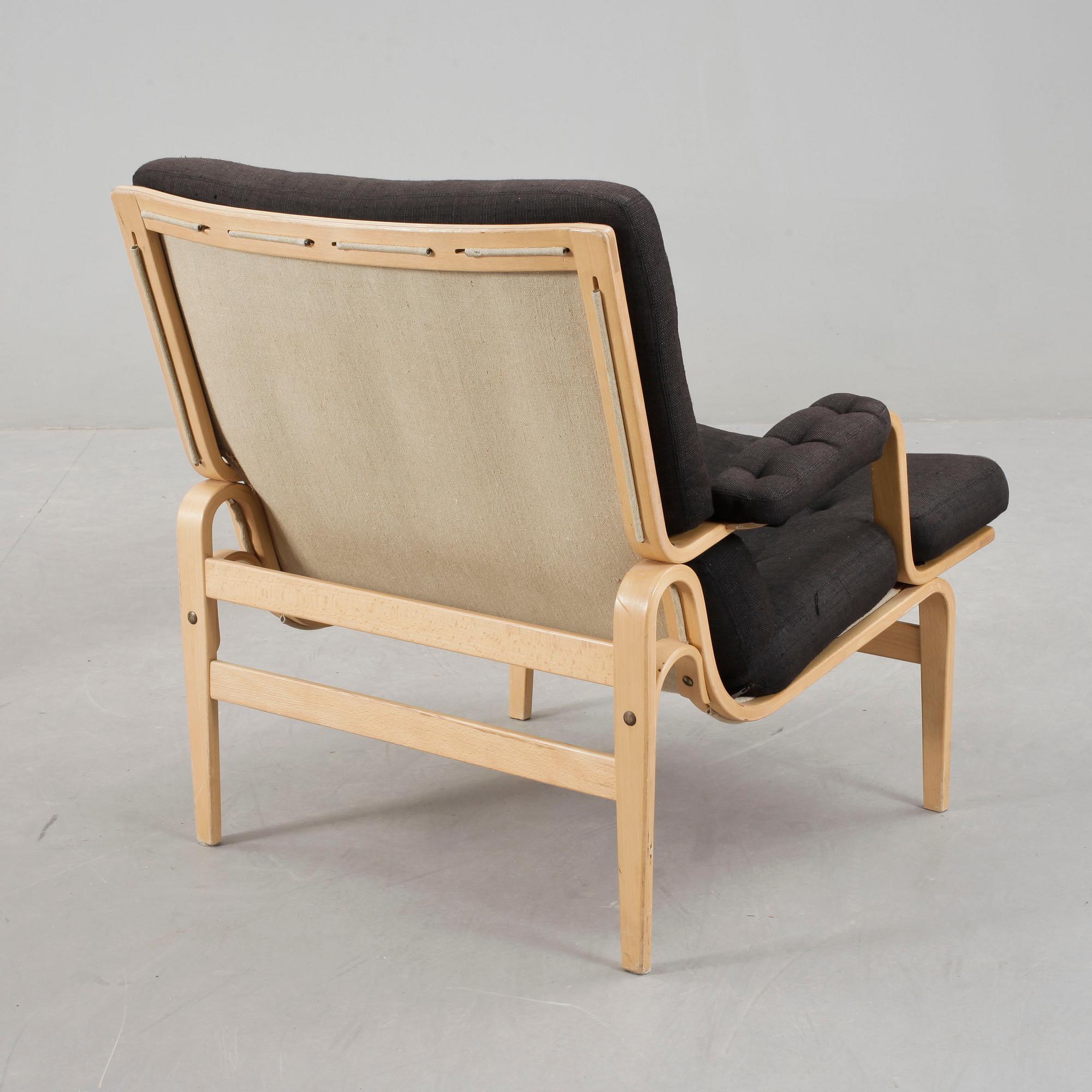 FÅTÖLJ, "Ingrid", Bruno Mathsson, Dux, 1900-talets andra hälft.