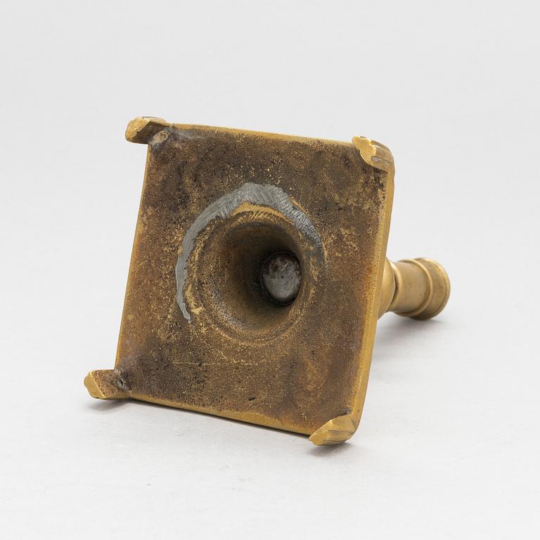 A late 17th century Spanish candlestick.