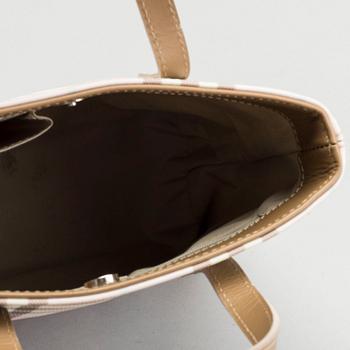 BURBERRY small handbag Pink Nova check canvas.