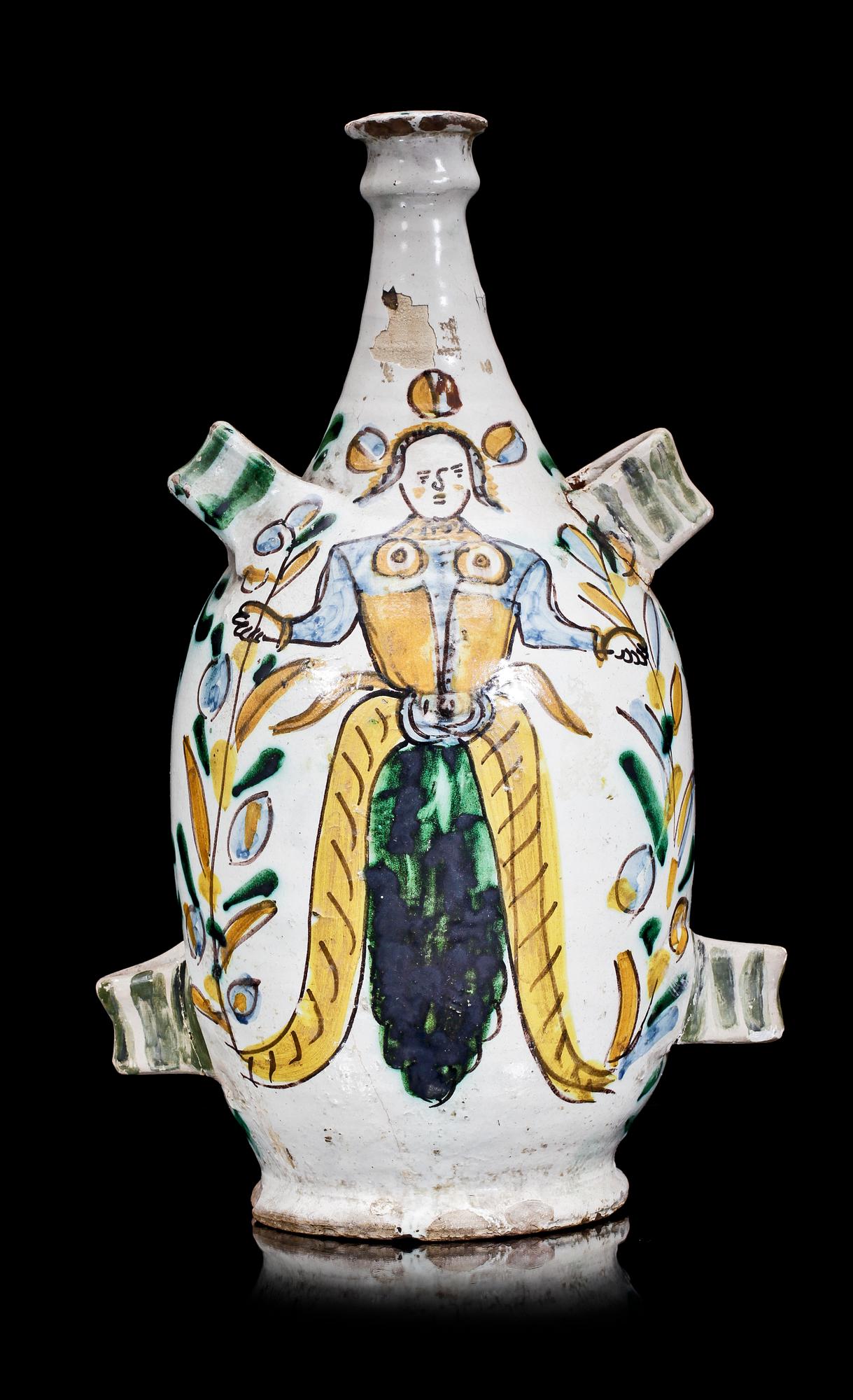 PILGRIMSKRUS, fajans, Frankrike, 1700-tal.