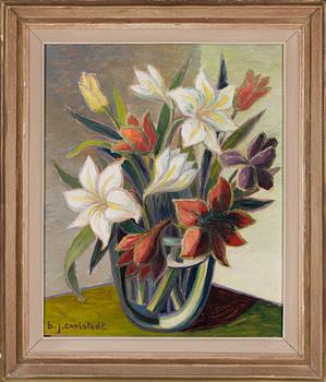 Birger Carlstedt, Still life with flowers.