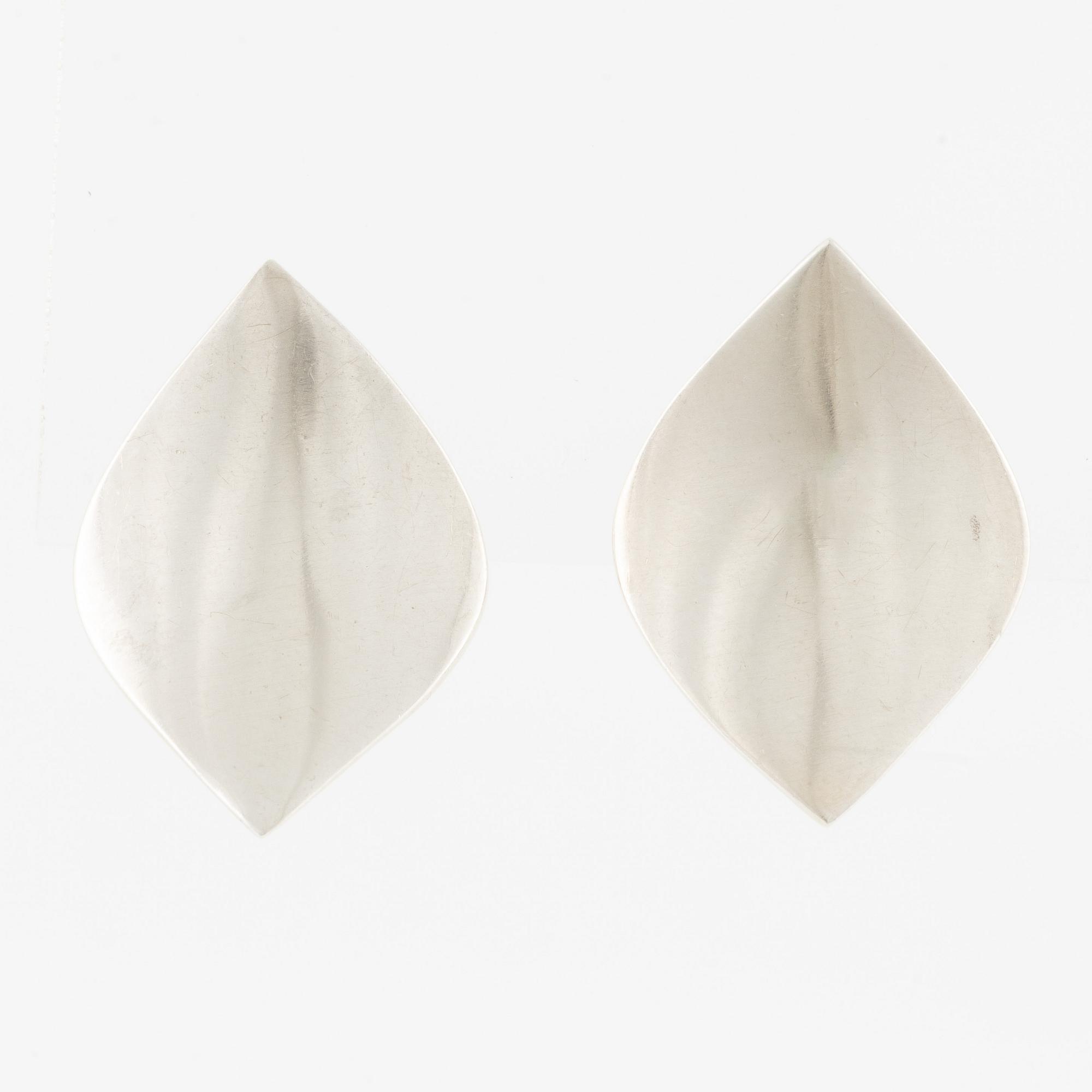 Flavia och Borgila, collier och örhängen, silver.