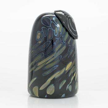 Oiva Toikka, a glass bird, signed signerad O. Toikka Nuutajärvi.