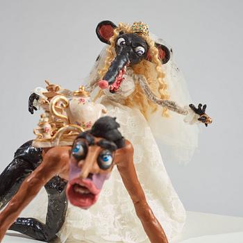 Nathalie Djurberg & Hans Berg, 'The Brain Has Corridors - Rat Bride'.