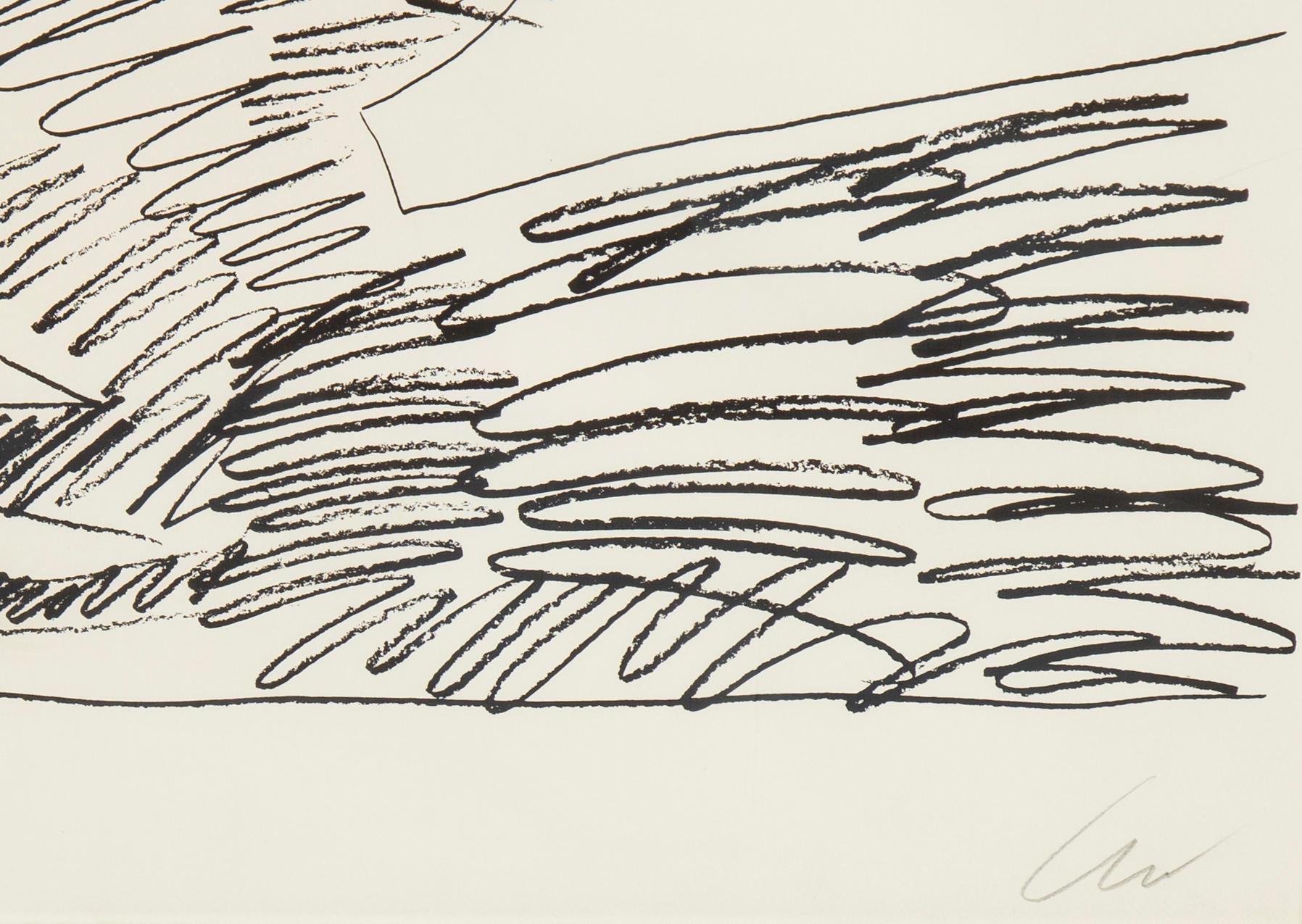 ANDY WARHOL, Silkscreen 1974, on Arches paper, signed with initials in pencil, and also signed and numbered 99/250 verso.