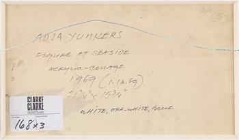 ADJA YUNKERS, acrylic/collage, signed and dated 1969 on verso.