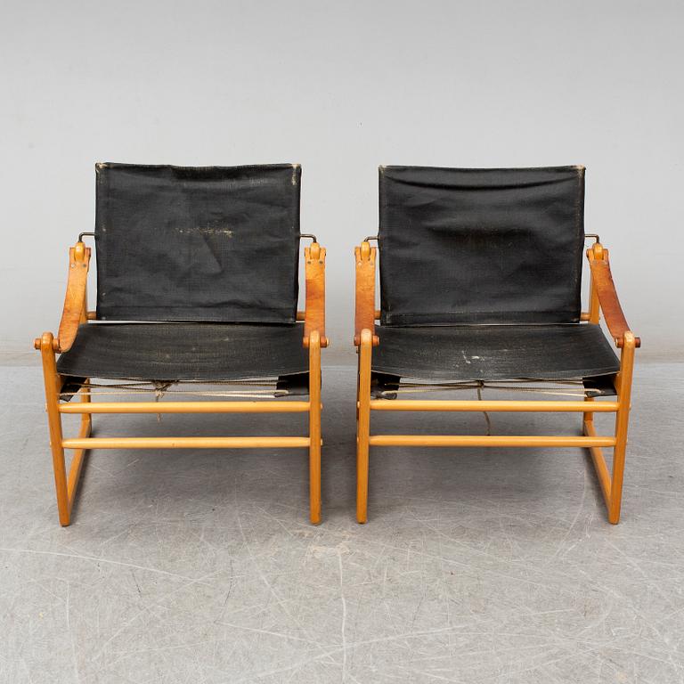 A pair of 'Cikada' easy chairs by Bengt Ruda, IKEA.