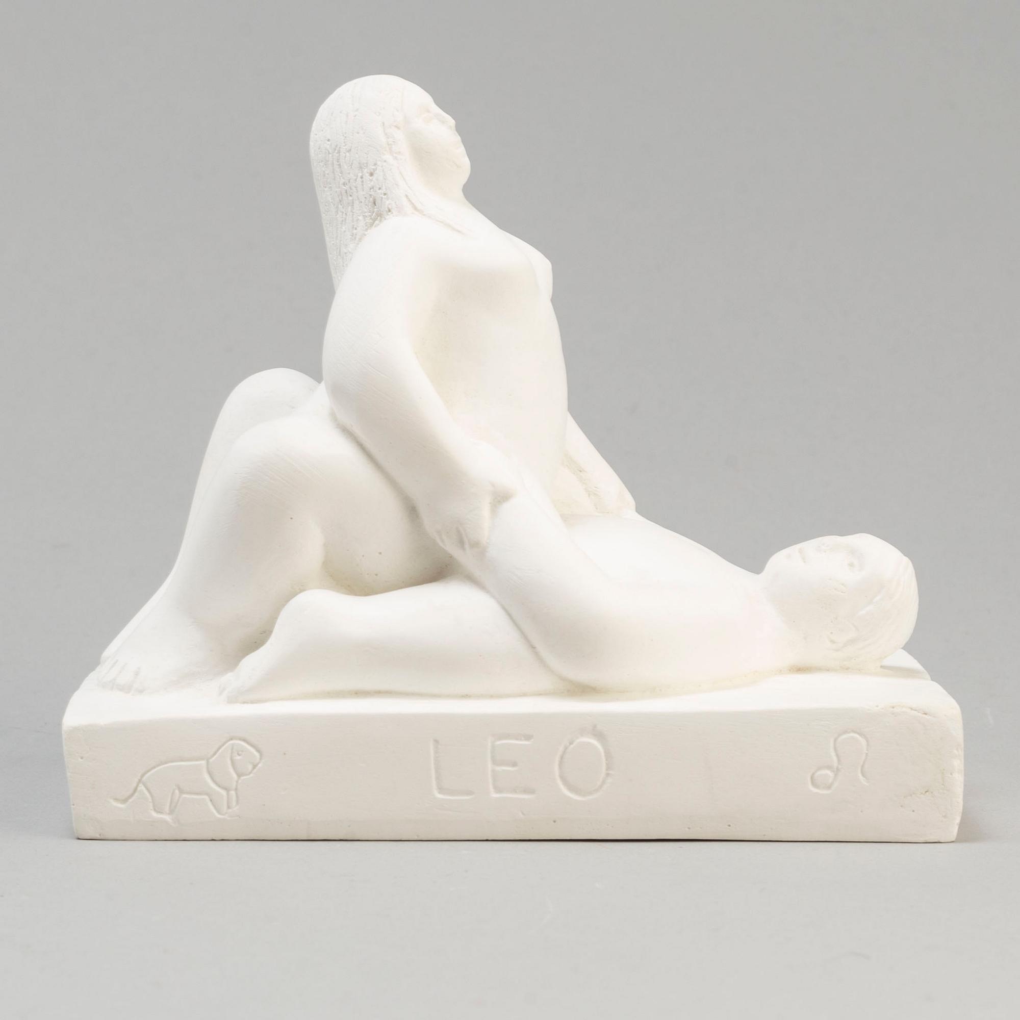TOM OTTERMAN, a plaster sculpture 'LEO' from 'The Zodiac Love Series' 1982.