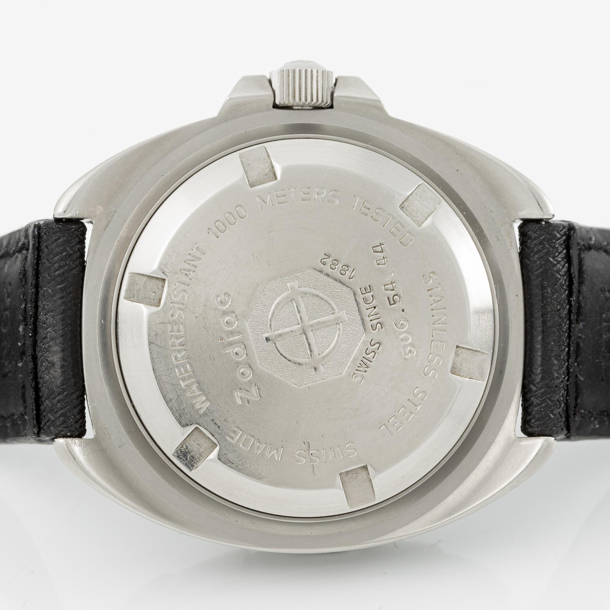 Zodiac, Super SeaWolf, "Buzzsaw", armbandsur, 41 mm.