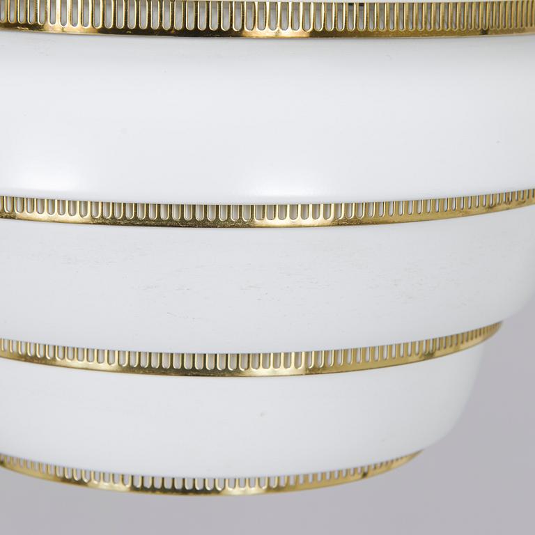 Alvar Aalto, ceiling lamp, "Beehive" A331, Valaisinpaja / Artek, late 20th century.