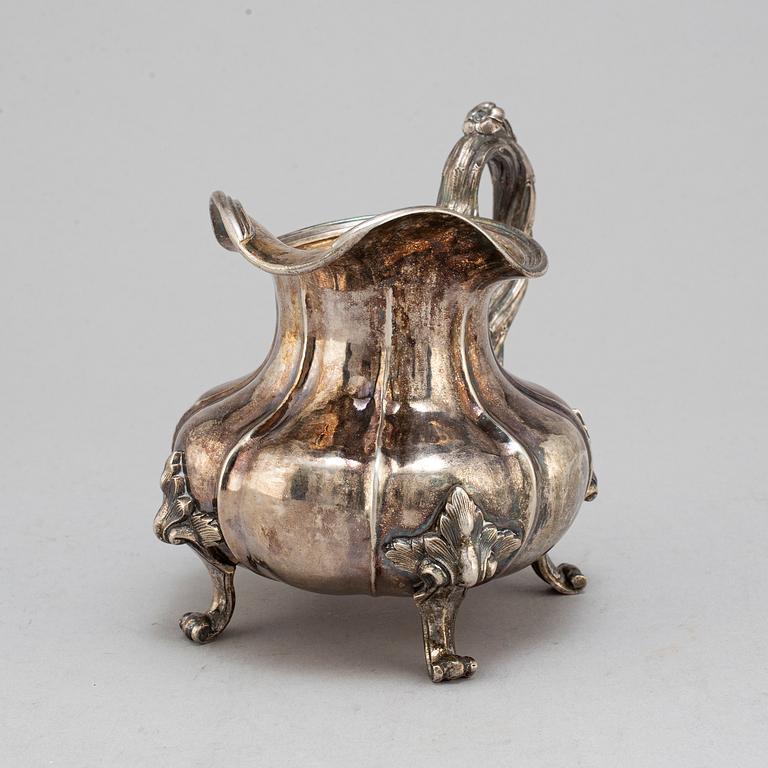 A silver creamer, St Petersburg 1851.